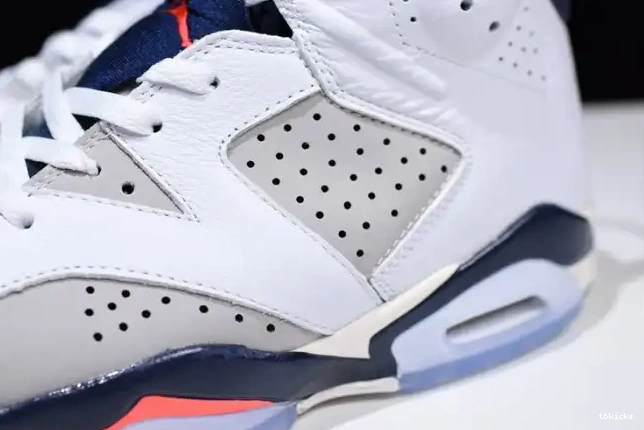 Cheap TB Jordan 23-Neutral Infrared Grey-Sail 384664-104 White Tinker Air Retro 6 0520